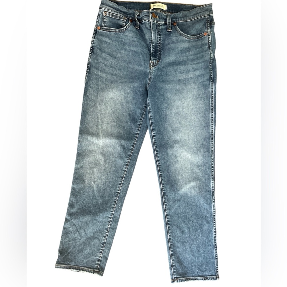Madewell Stovepipe Jeans Women’s Size 29 Straight Leg Denim - Picture 5 of 9